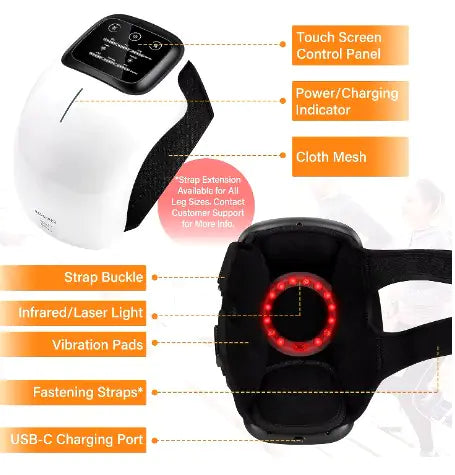 Smart Knee Massager With Heat and Vibration