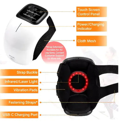 Smart Knee Massager With Heat and Vibration