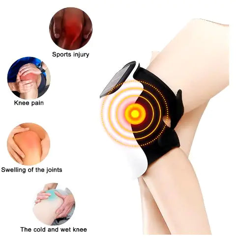 Smart Knee Massager With Heat and Vibration